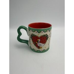 Cath Kidston Coffee Mug Christmas Holiday Reindeer Polar Bear Goose Heart Lights